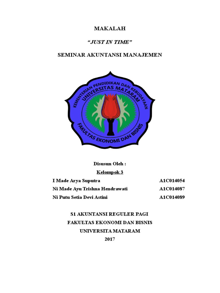 Just In Time: Filosofi Manufaktur Efisien | PDF | Bisnis