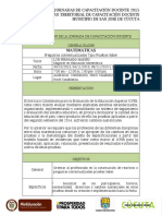 Informe Matematicas