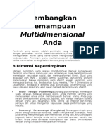 Kembangkan Kemampuan Multidimensional Anda