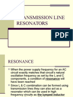 Transmission Line Resonator