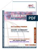 Six Sigma Summary PDF