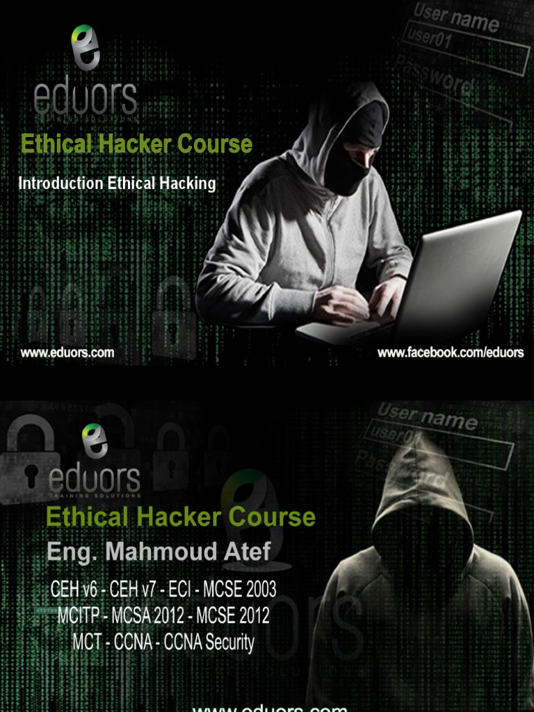 Introduction to Ethical Hacking | PDF | Vulnerability (Computing ...