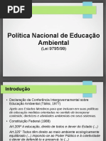 Política Nacional de Educação Ambiental