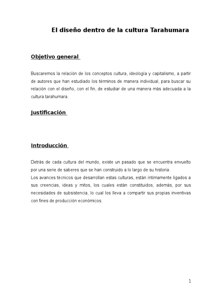 Tarahumaras Conocimiento Diseno