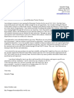 Cover Letter 2017 With Photo PDF