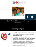 Final Green Data Use Assessment Literacy