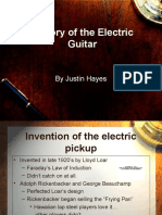 History of Electric Guitar by Justin Hayes