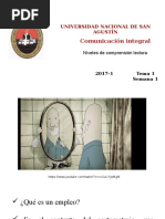 1 Comunicación Integral Biologia UNSA 2017-1