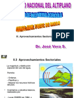 3. Aprovechamientos sectoriales