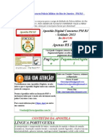 Apostila Digital Concurso Policia Militar do Rio de Janeiro - PM RJ - Soldado 2013 
