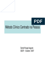 Metodo Clinico Centrado Na Pessoa - Aula Rapida