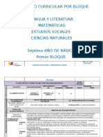 Planificación Bloque Microcurricular 2015 Seis