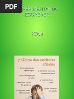 Experimentando-escrever