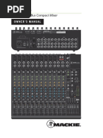 Owner'S Manual: 16-Channel 4-Bus Compact Mixer