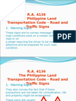 Road Signs RA 4136
