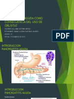 Pancreatitis Aguda Como Consecuencia Del Uso de Orlistat