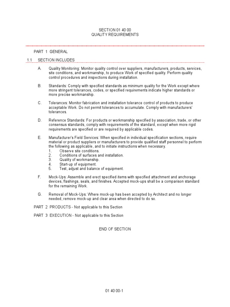 05 General - GENERAL REQUIREMENTS | PDF