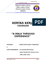 Kertas Kerja -Cadangan - A Walk Through Experience 1