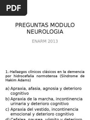 Sindrome De Hakim Adams Pdf