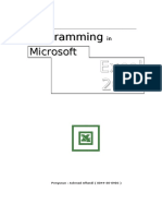 Programming Excel