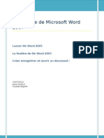 L'Interface de Ms Word 2007