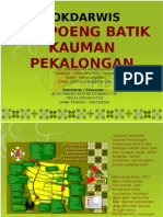 Materi Presentation Pokdarwis Kampoeng Batik Kauman Pekalongan