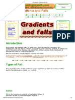 Gradients and Falls For Grating