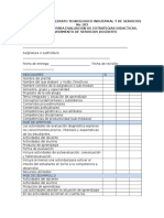 Lista de Cotejo Estrategia Didactica