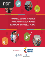 Guia Para La Eleccion y Funcionamiento de Las Mesas de Participacion de Victimas