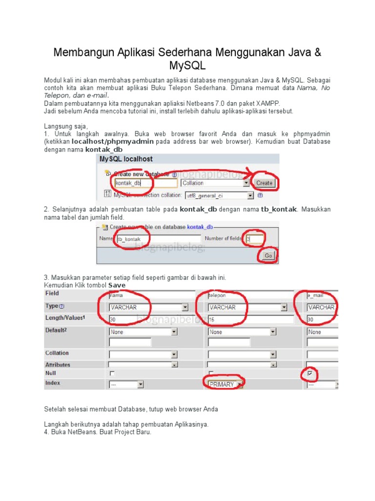 Aplikasi Sederhana Menggunakan Java PDF
