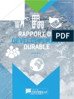Rapport Annuel développement durable Ville de Marseille