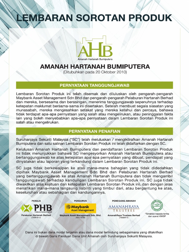 Ahb Product Highlights Sheet Bmversion Withcover