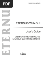 Eternus Web Gui User's Guide