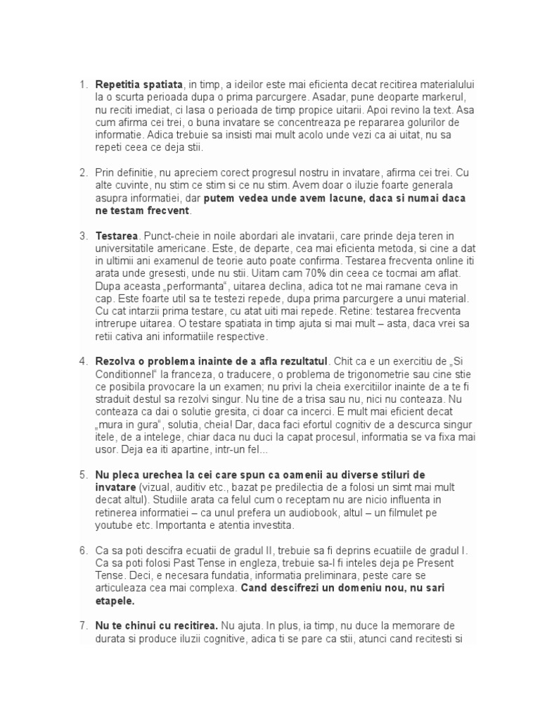 Repetitia Spatiata | PDF