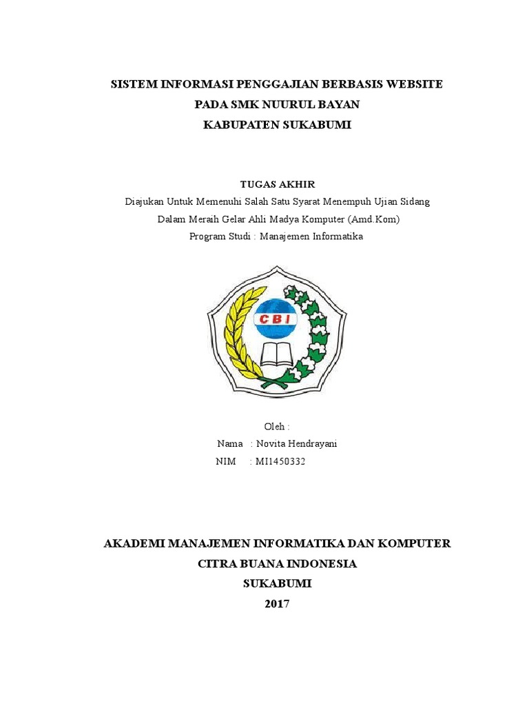 ★ Contoh proposal jurnal ilmiah sederhana