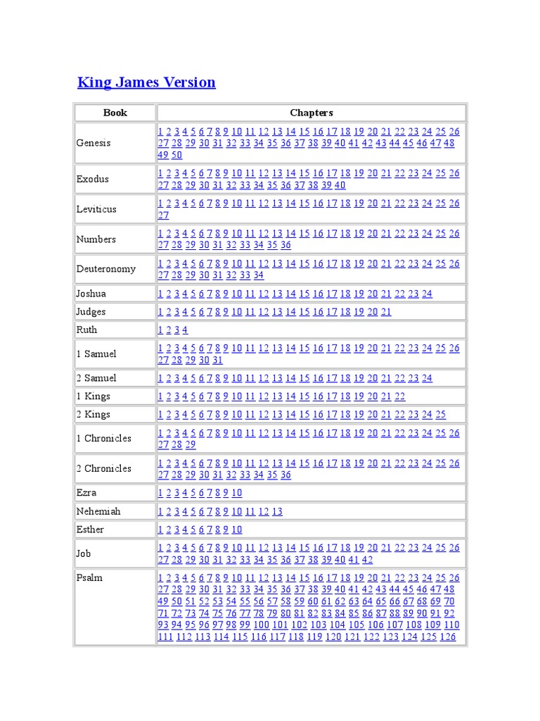Bible Online King James Version Books Of Chronicles
