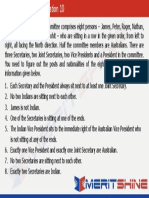 Logical Reasoning 10(Tabular Arrangement)