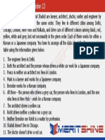 Logical Reasoning 13 (Table Based Arrangement)