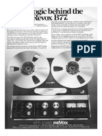 Revox B 77 Brochure