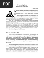A Formulação Da Doutrina Da Trindade - Pr. Lynnford Beachy