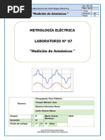 Lab 7 Metrología Medición de Armónicos