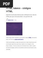 HTML Básico