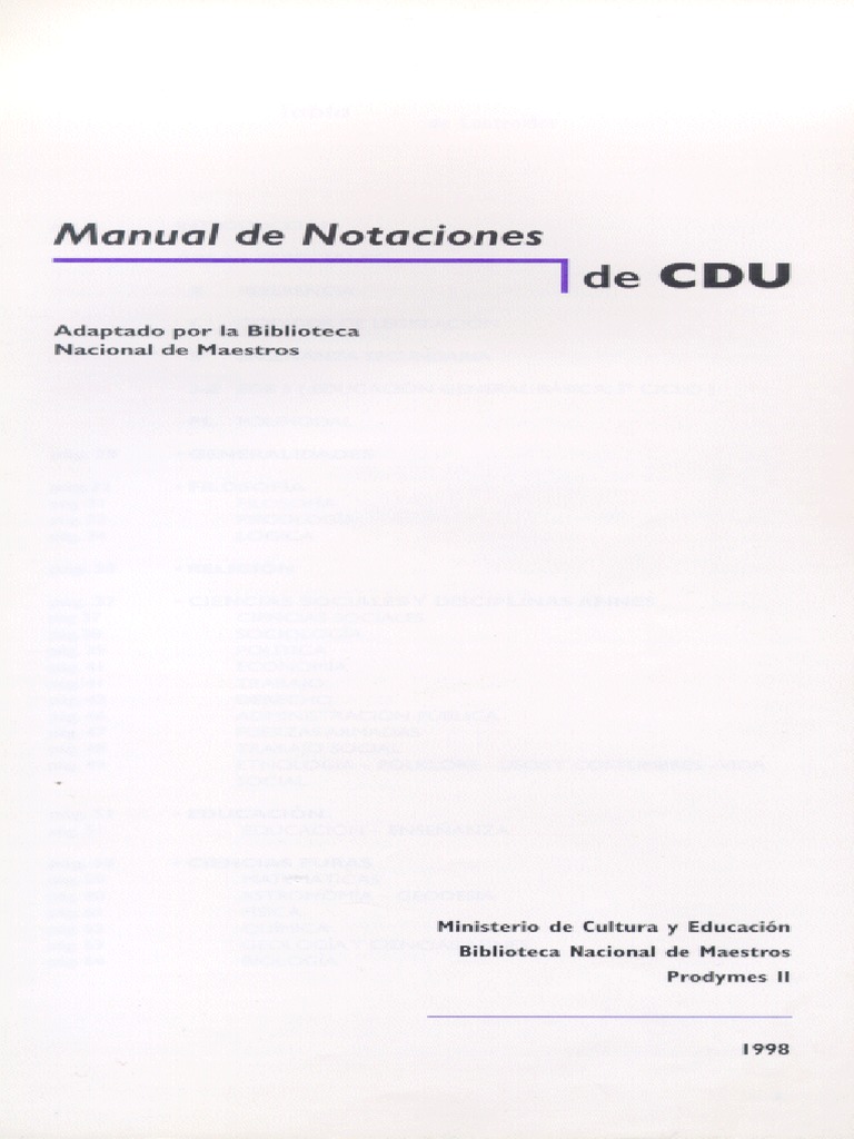 CDU Completo PDF | PDF