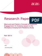 MacLeod Clarkes Concept of Employee Engagement PDF