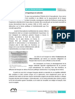 Séance 3 - A. La Francophonie Linguistique Et Coloniale PDF