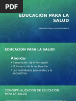 Educación Para La Salud 