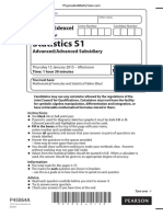 January 2015 (IAL) QP - S1 Edexcel