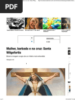 Mulher, Barbada e Na Cruz_ Santa Wilgefortis