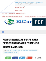 Responsabilidad penal para personas morales en México. ¿Como evitarlo  El Conta punto com