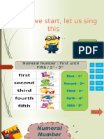 Before We Start, Let Us Sing This Song : Vocabulary